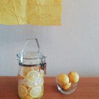 自家製レモンシロップ(레몬 시럽)

