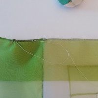 三つ目サンチム(上針)縫い
